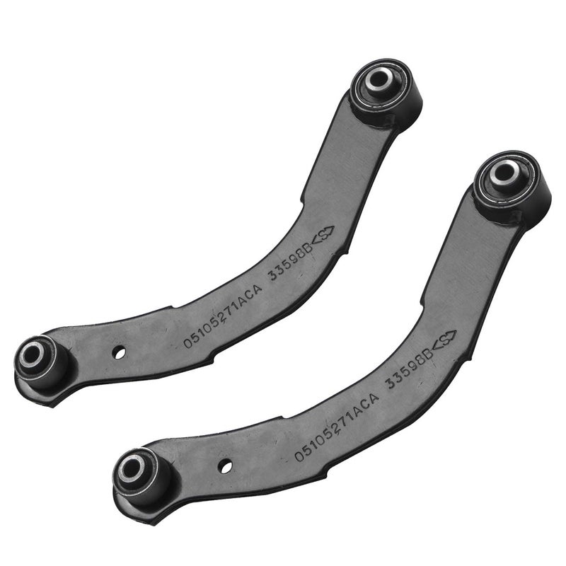 TUCAREST 2Pcs K641281 Left Right Rear Upper Control Arm (Lateral Link) Compatible With 2007-2012 Do-dge Caliber /07-17 Je-ep Compass (w/MK Body Code), 07-17 Patriot Suspension - Image 1